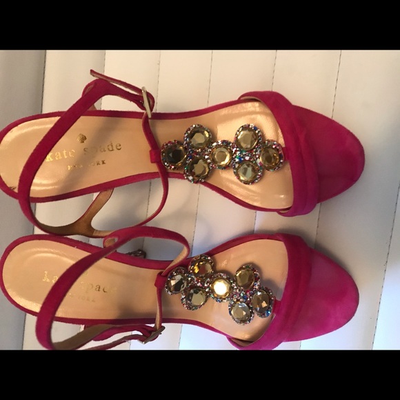 kate spade Shoes - Kate Spade Hot Pink Heels